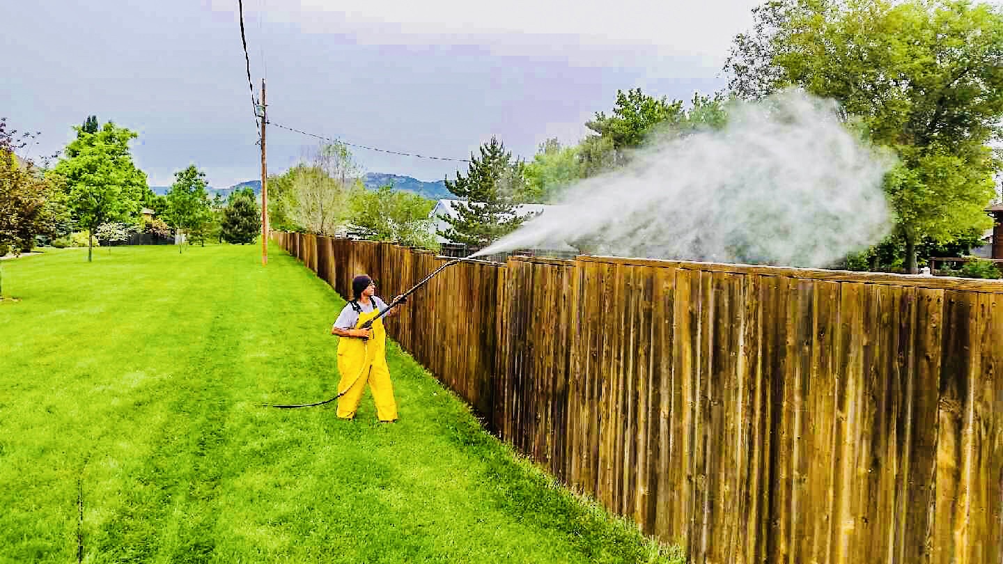 Fence Staining/Painting & Restoration Service Areas Include: Fort Collins, Loveland, Windsor, Greeley, Longmont, Berthoud, Estes Park, Wellington, Cheyenne Wyoming and surrounding areas